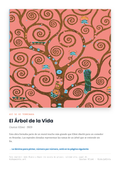 Lámina: El Arbol de la Vida — Gustav Klimt (11-14 años)