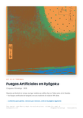 Lámina: Fuegos Artificiales Ryogoku — Utagawa Hiroshige (3-6 años)