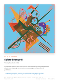 Lámina: Sobre Blanco Ii — Wassily Kandinsky (11-14 años)