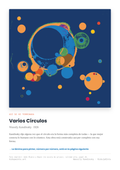 Lámina: Varios Circulos — Wassily Kandinsky (7-10 años)