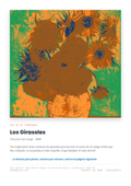 Lámina: Los Girasoles — Vincent van Gogh (7-10 años)