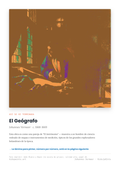 Lámina: El Geografo — Johannes Vermeer (3-6 años)