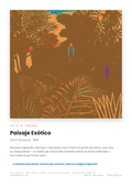 Lámina: Paisaje Exotico — Henri Rousseau (3-6 años)