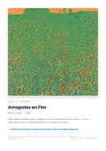 Lámina: Amapolas en Flor — Gustav Klimt (7-10 años)