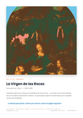 Lámina: Virgen de las Rocas — Leonardo da Vinci (11-14 años)