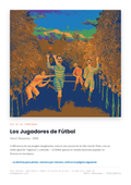 Lámina: Los Jugadores de Futbol — Henri Rousseau (7-10 años)