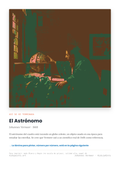 Lámina: El Astronomo — Johannes Vermeer (11-14 años)