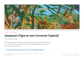 Lámina: Tigre en Tormenta Tropical — Henri Rousseau (11-14 años)