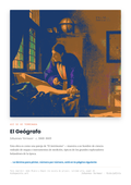 Lámina: El Geografo — Johannes Vermeer (7-10 años)