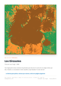Lámina: Los Girasoles — Vincent van Gogh (3-6 años)