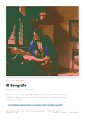 Lámina: El Geografo — Johannes Vermeer (11-14 años)
