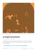 Lámina: Virgen de las Rocas — Leonardo da Vinci (3-6 años)