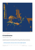 Lámina: El Astronomo — Johannes Vermeer (7-10 años)