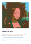 Lámina: Ginevra de Benci — Leonardo da Vinci (11-14 años)